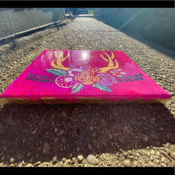 Original Acrylic & Resin Painting - Picture 3 of 14